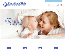 Tablet Screenshot of hannibalclinic.com